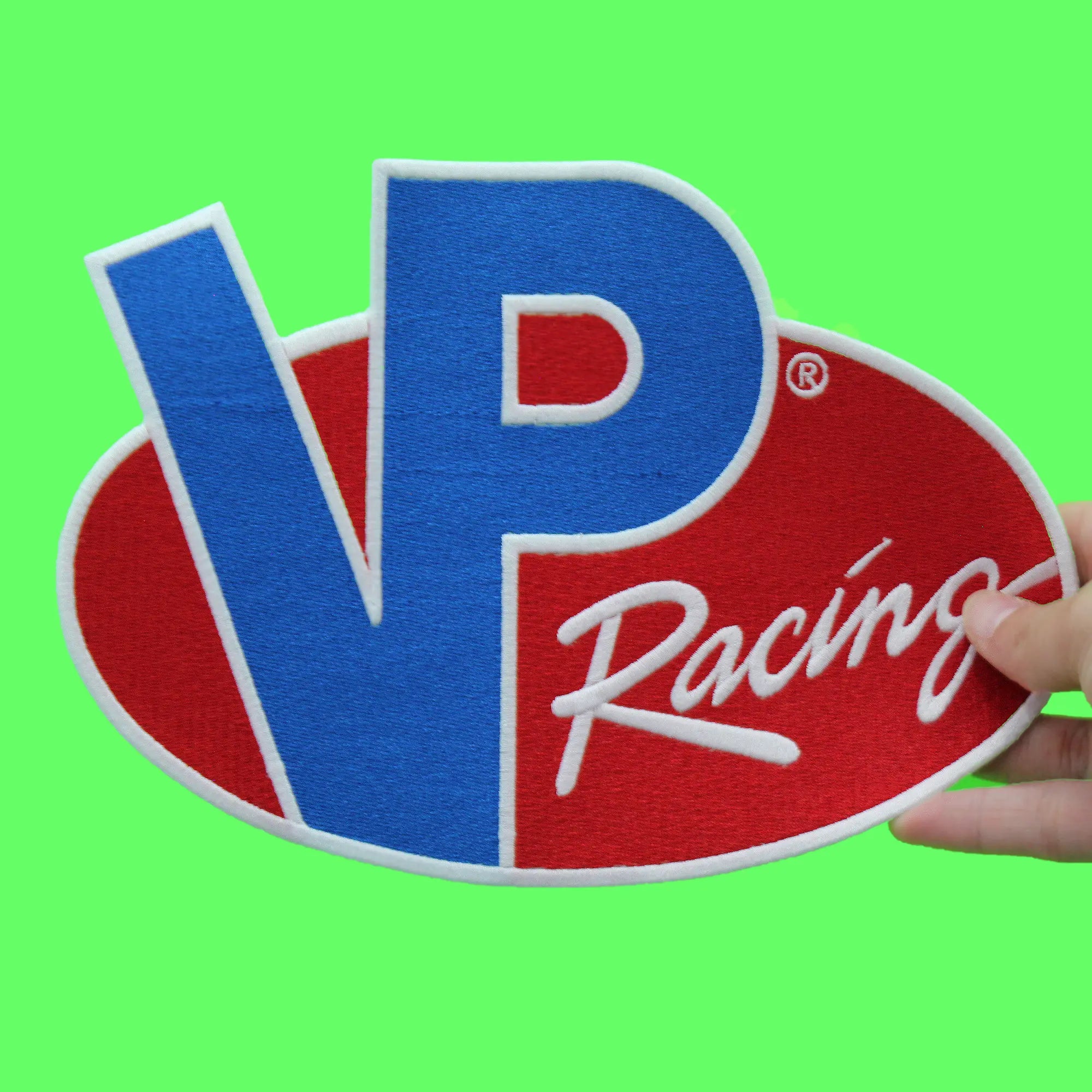 VP Racing Large Logo Patch Fuel Octane Race Embroidered Iron On