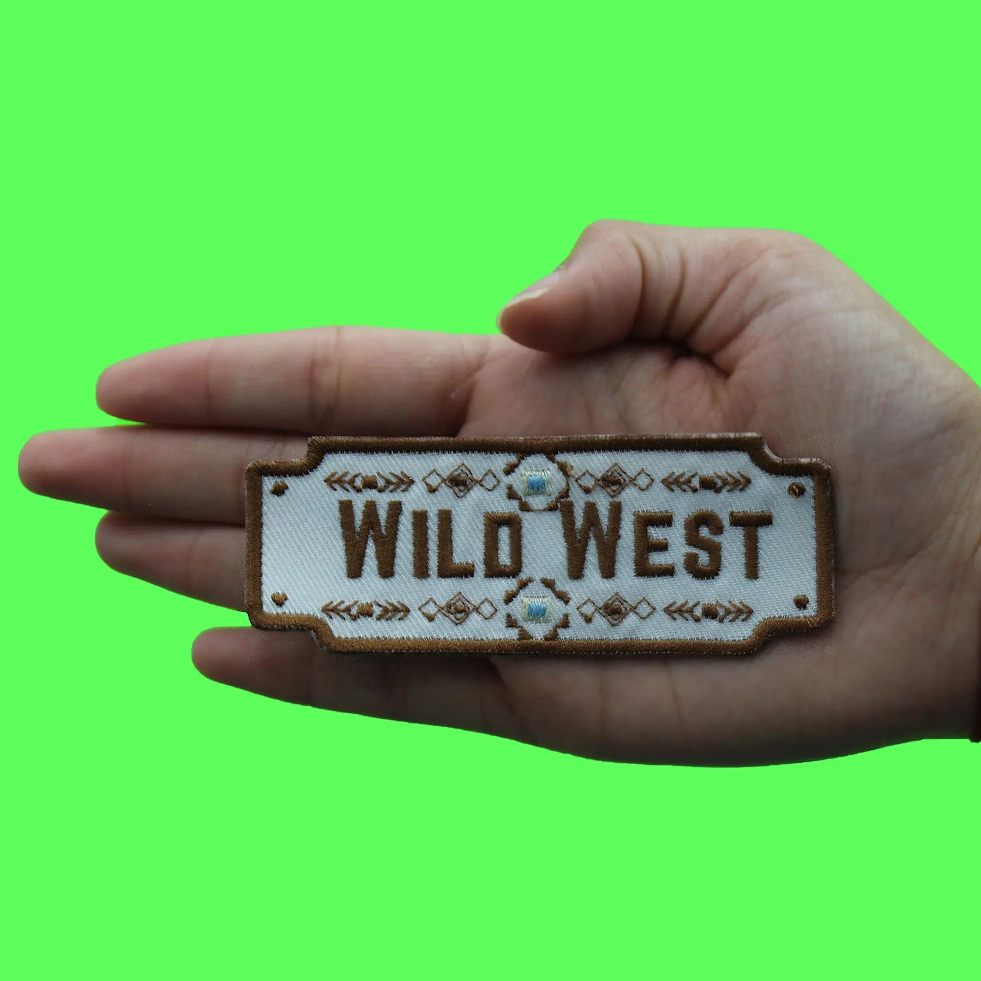 Wild West Western Patch Cowboy Native Americans Embroidered Iron On
