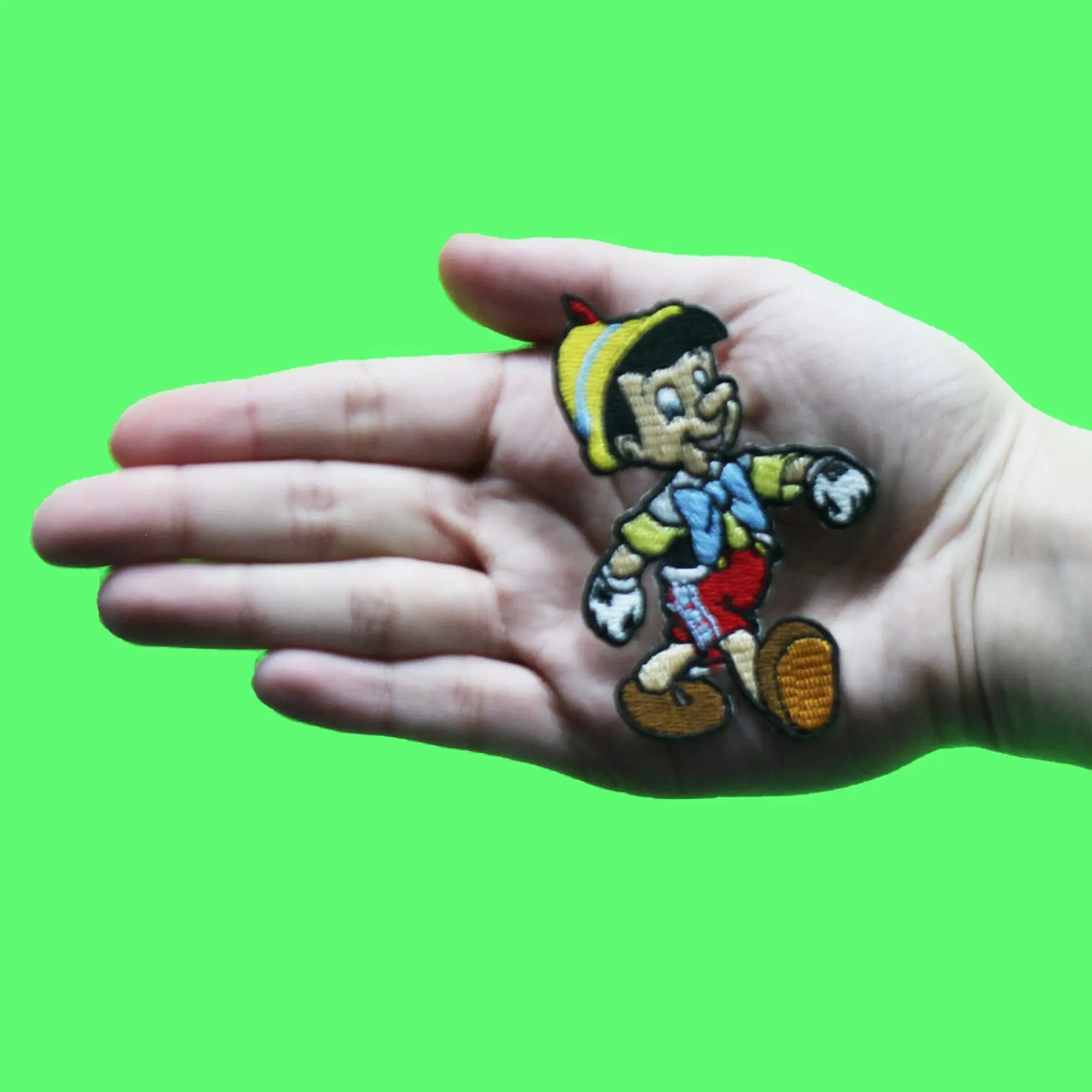 Wooden Living Puppet Patch Magical Iconic Story Embroidered Iron on