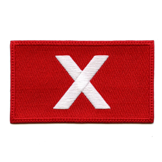 Vote X Means No Patch Korean Survival Game Embroidered Iron On
