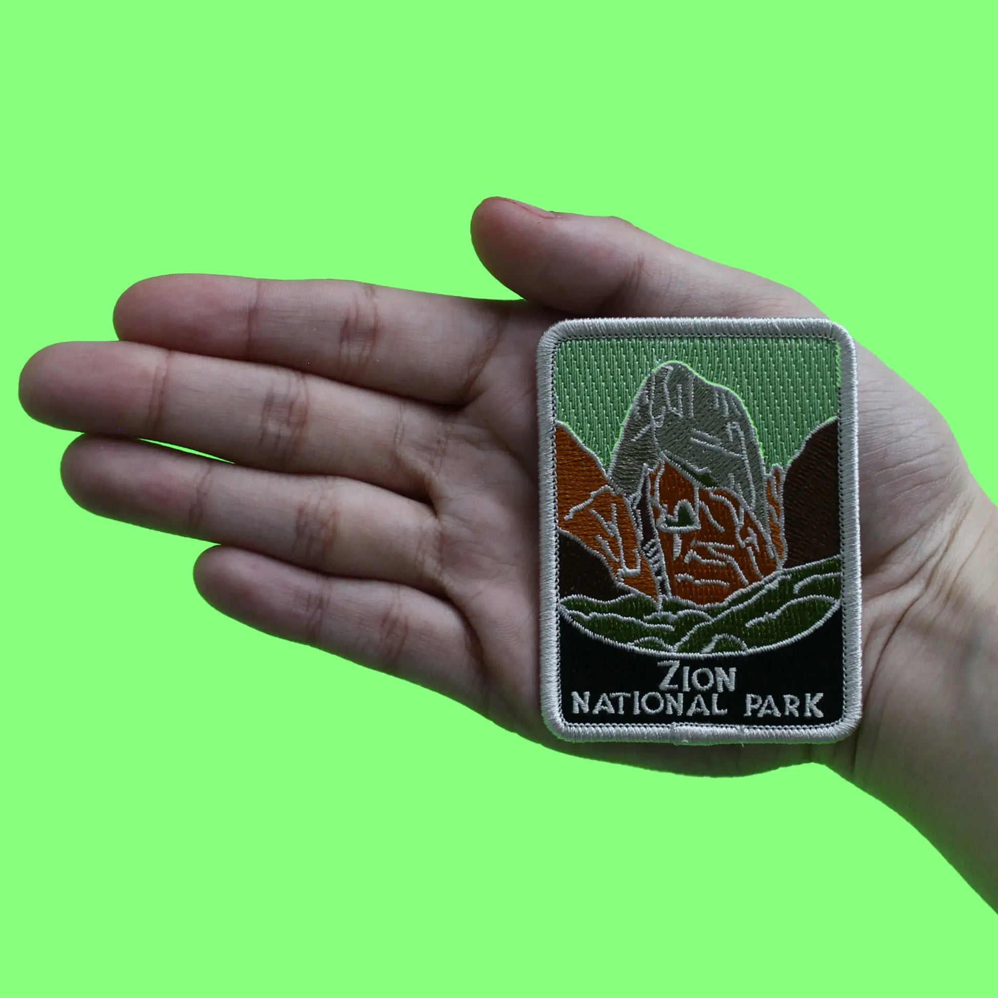 Zion National Park Patch Utah Nature Preserve Embroidered Iron On
