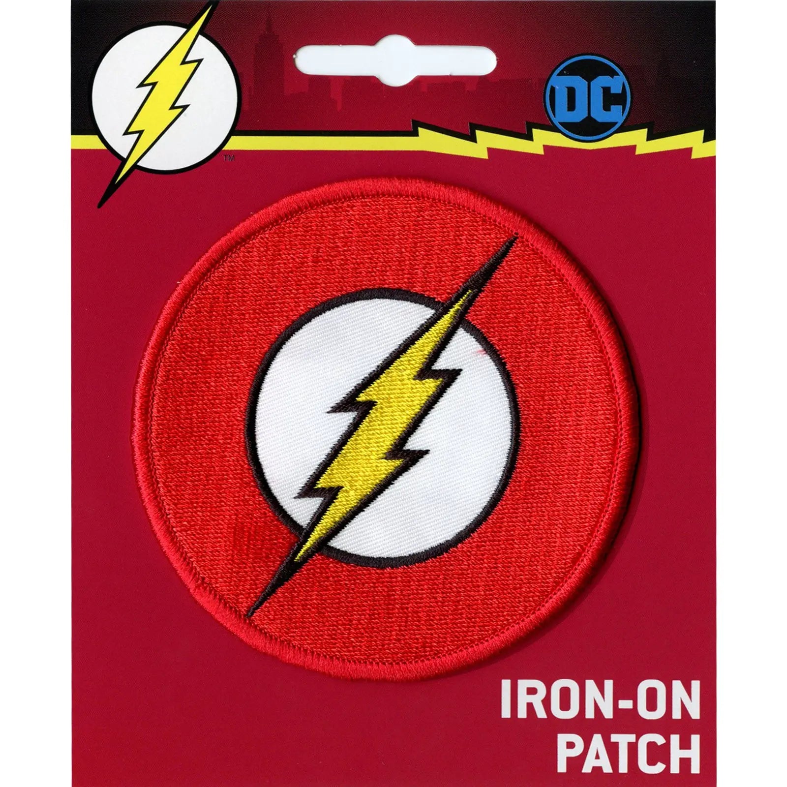 Dc Comics The Flash Embroidered  Iron on Patch