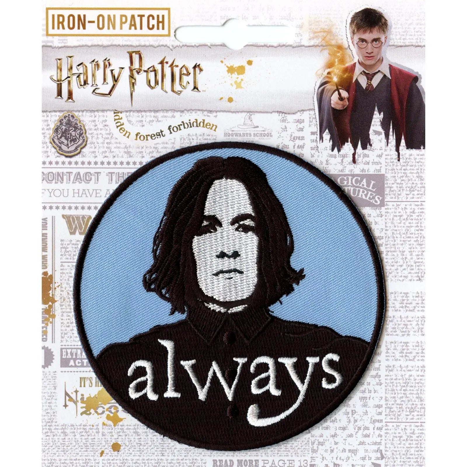 Harry Potter Snape Always Embroidered Iron-on Patch