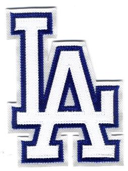 Los Angeles Dodgers "L.A." Script White Patch