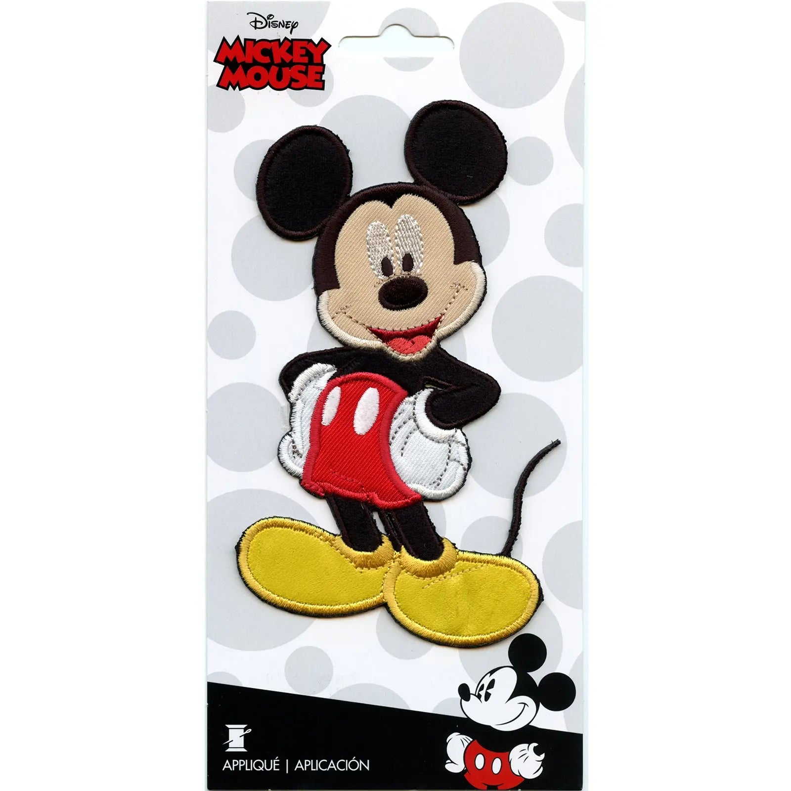 Disney Mickey Mouse Full Body Iron on Embroidered Applique Patch