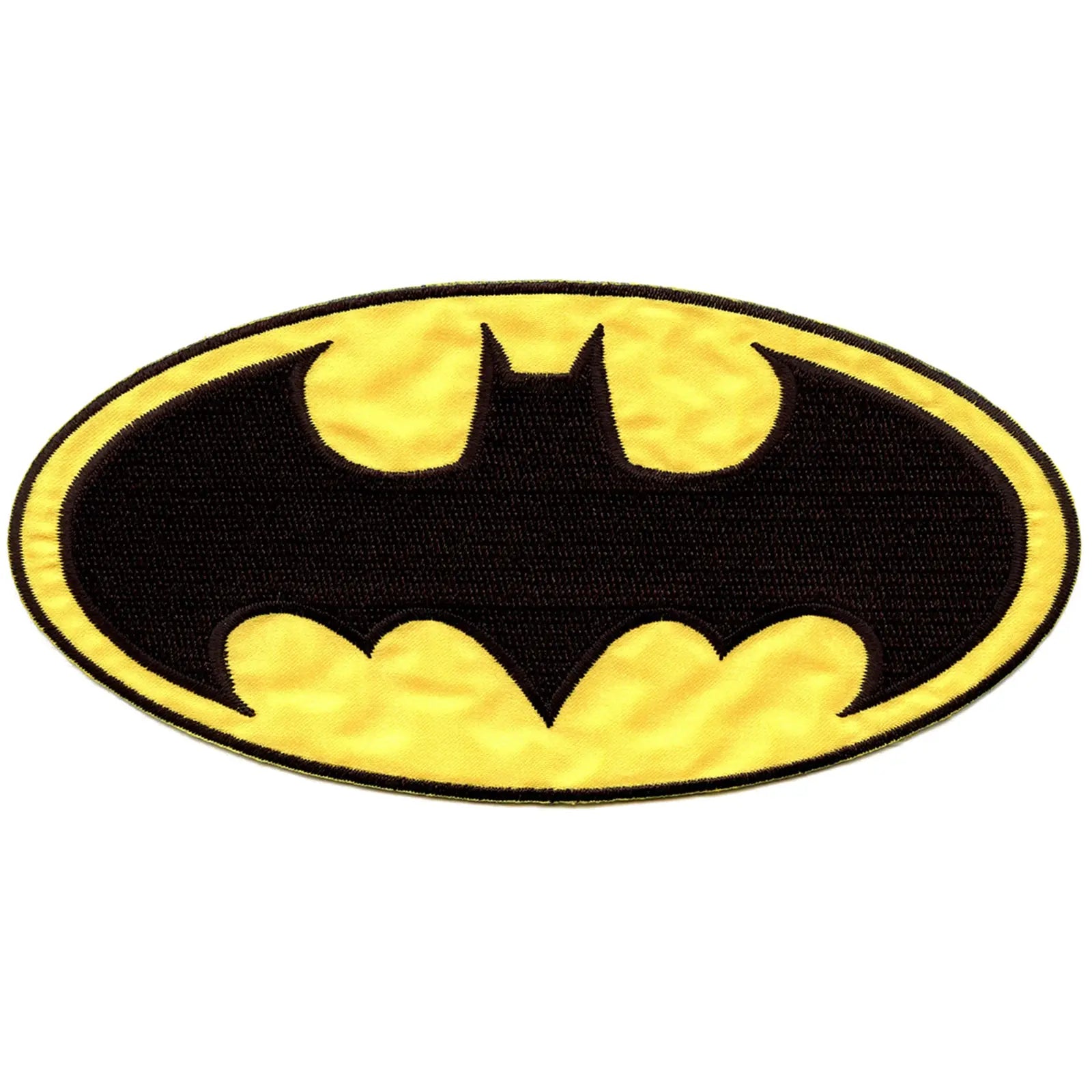 Dc Comics Batman Logo Iron on Embroidered Applique Patch - Large