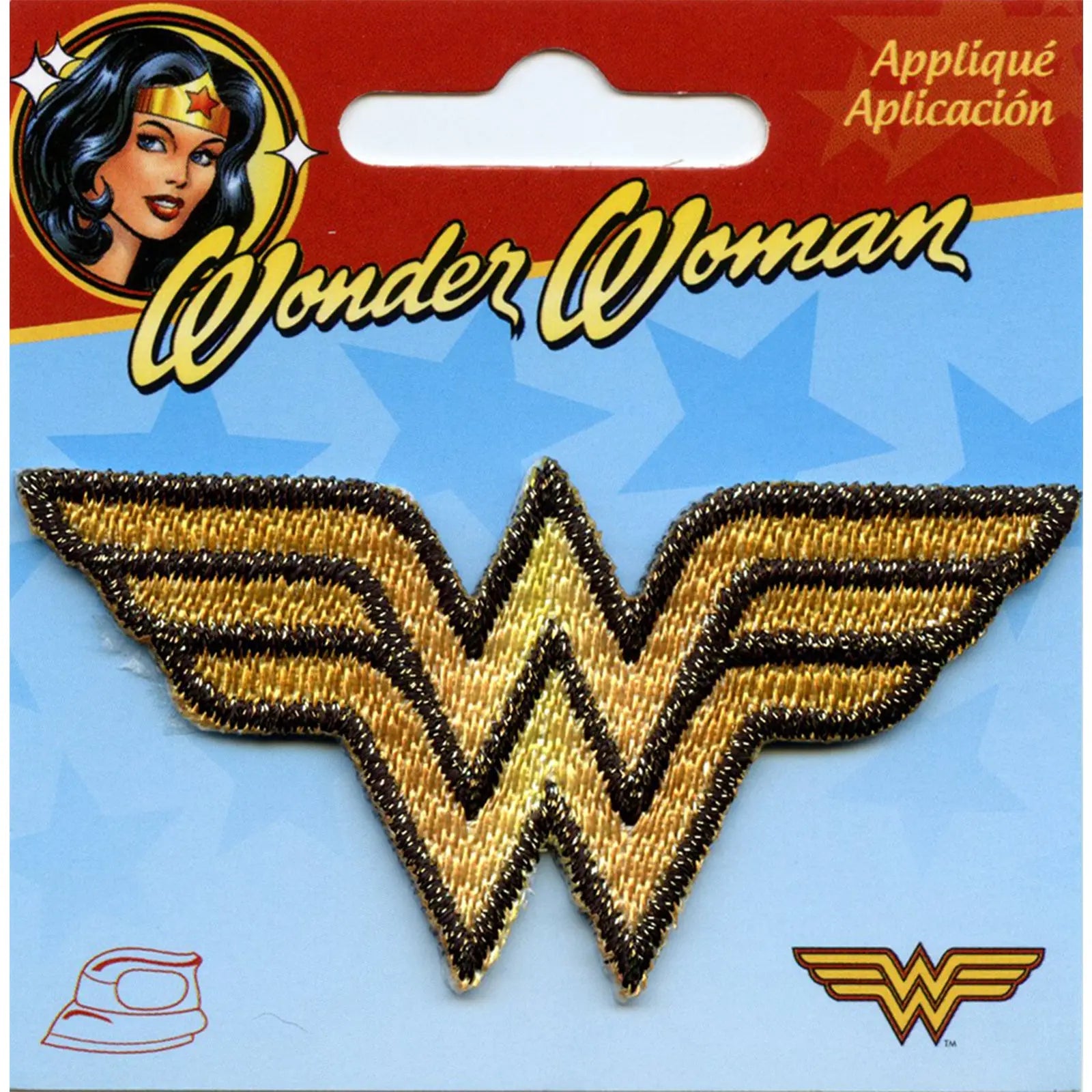 Dc Comics Wonder Woman Logo Iron on Applique Patch - S
