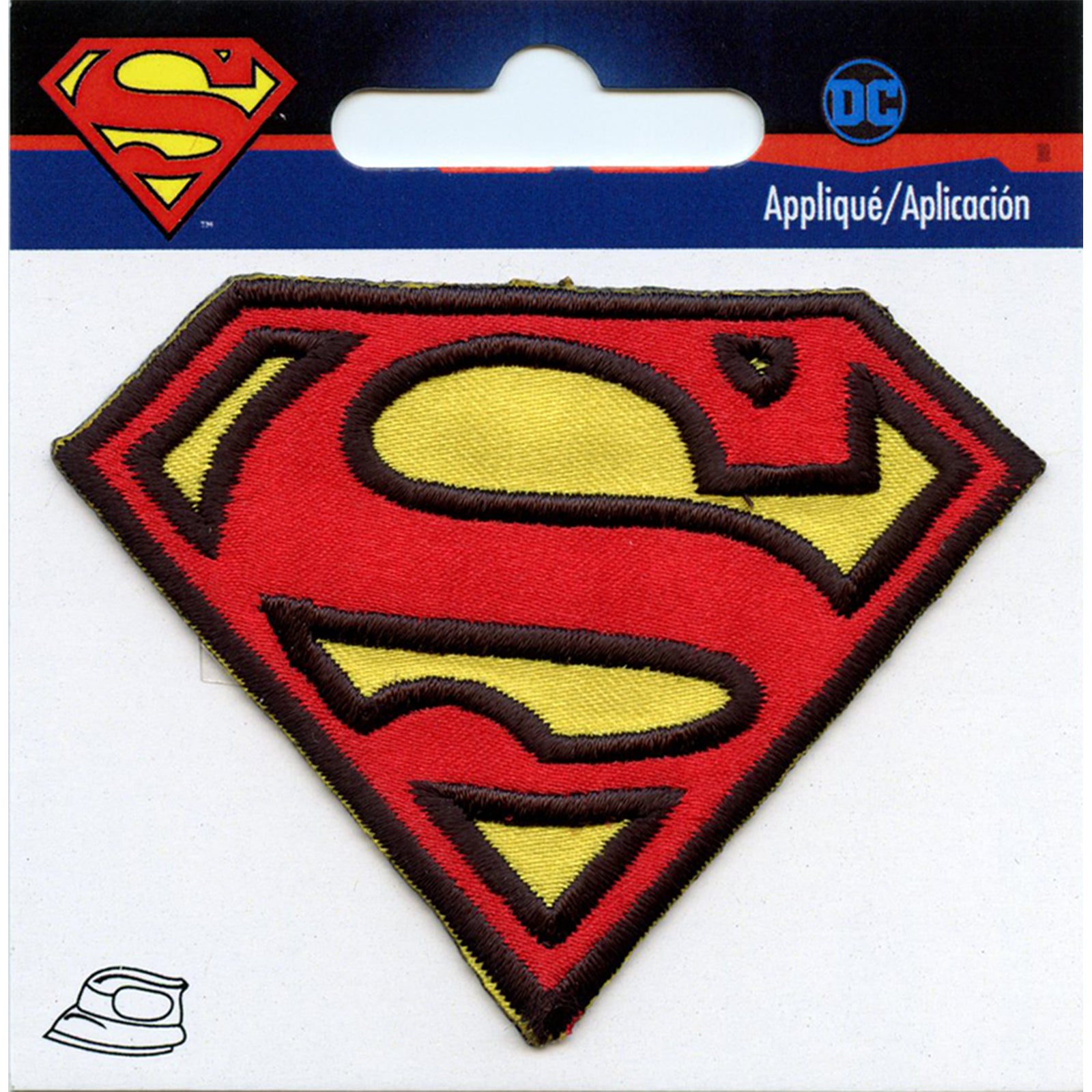 Dc Comics Superman Logo Iron on Applique Patch - Small