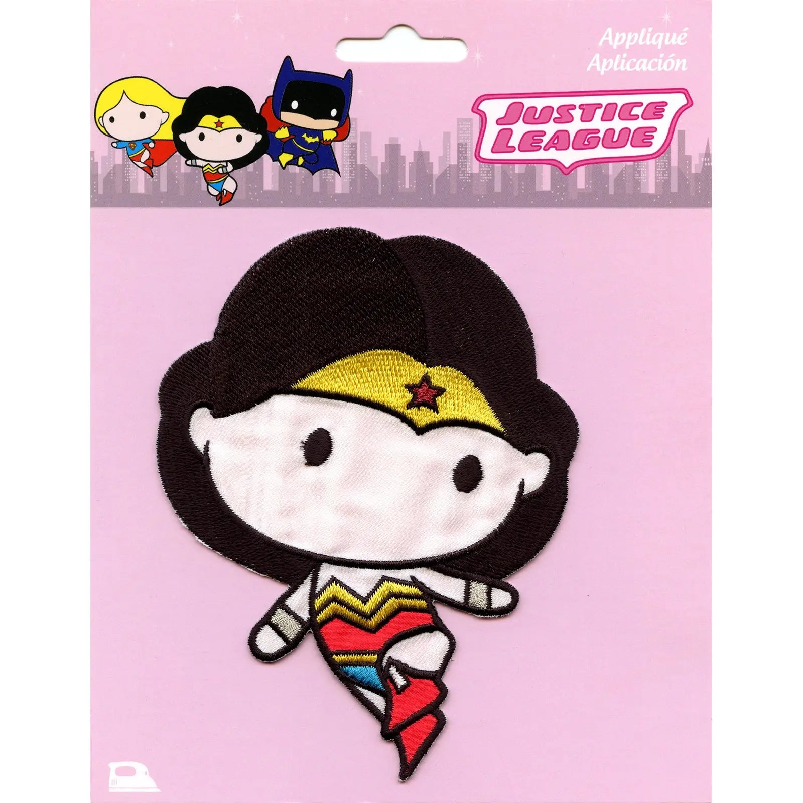 Dc Comics Wonder Woman Emoji Iron on Applique Patch