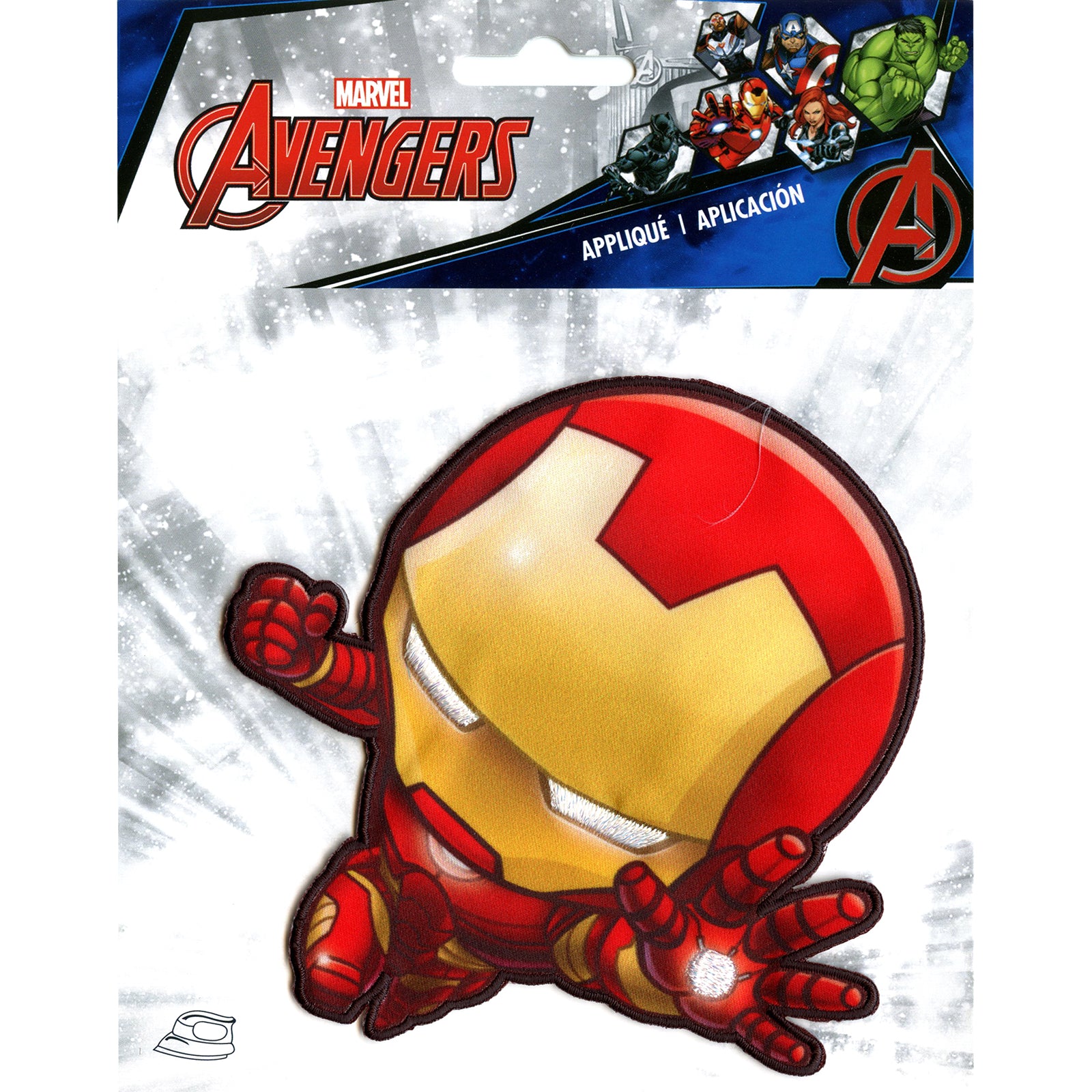 Marvel Avengers Iron Man Iron on Applique Patch