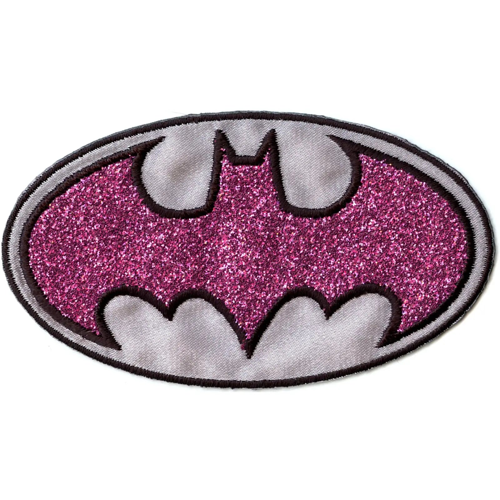Dc Comics Batgirl Pink Shimmer Iron on Applique Patch