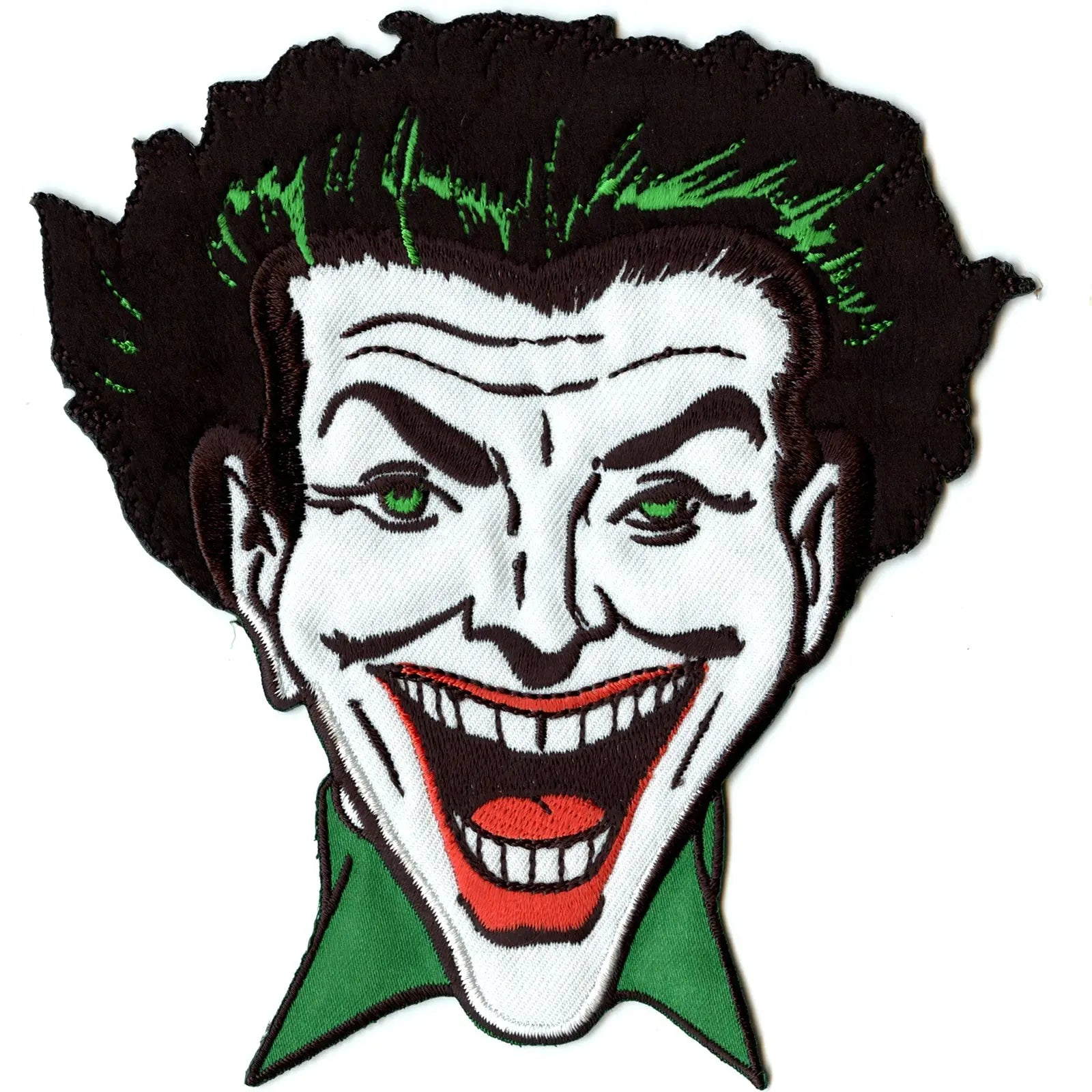 Dc Comics Joker Head Iron on Embroidered Applique Patch