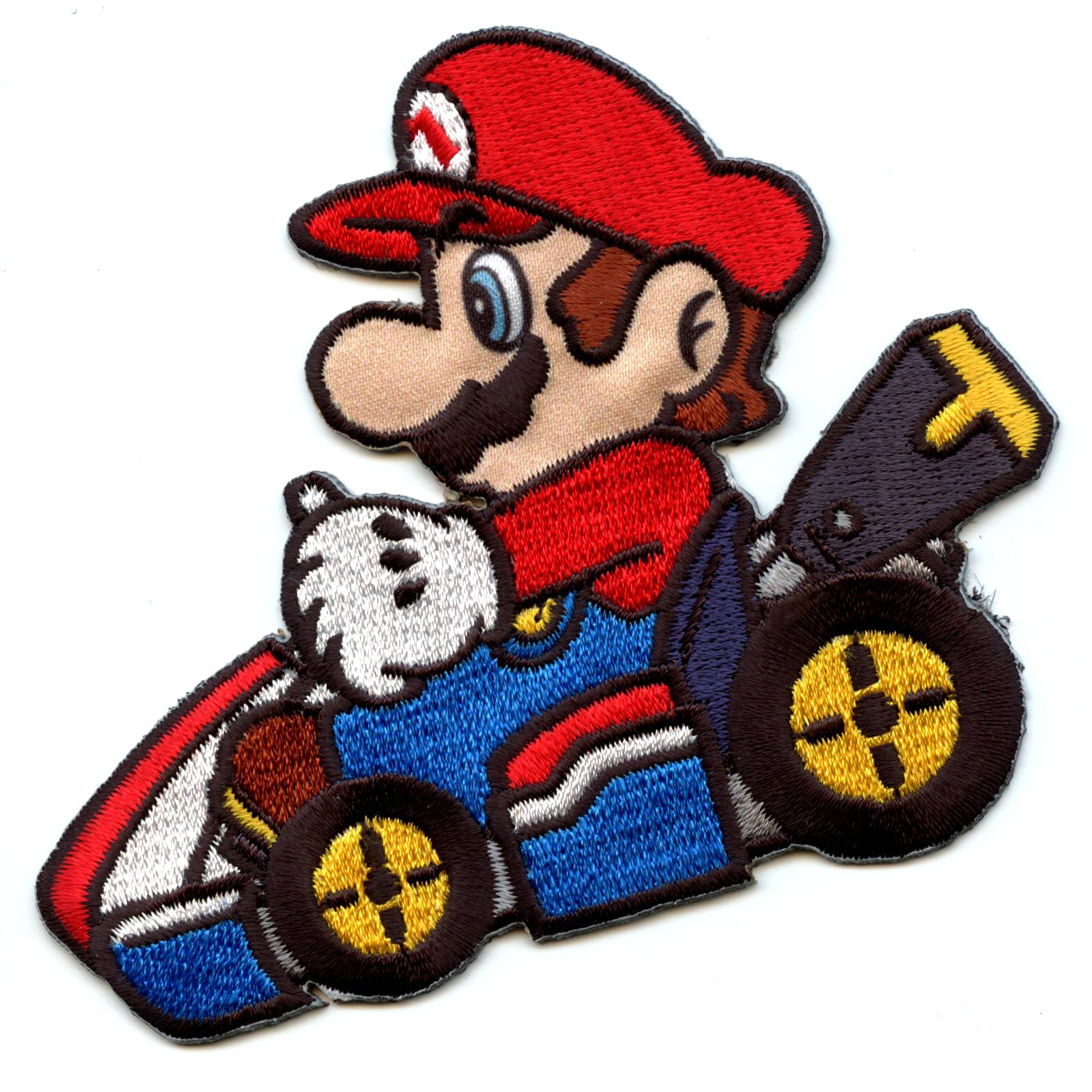 Nintendo Super Mario Kart Racekart Iron On Patch