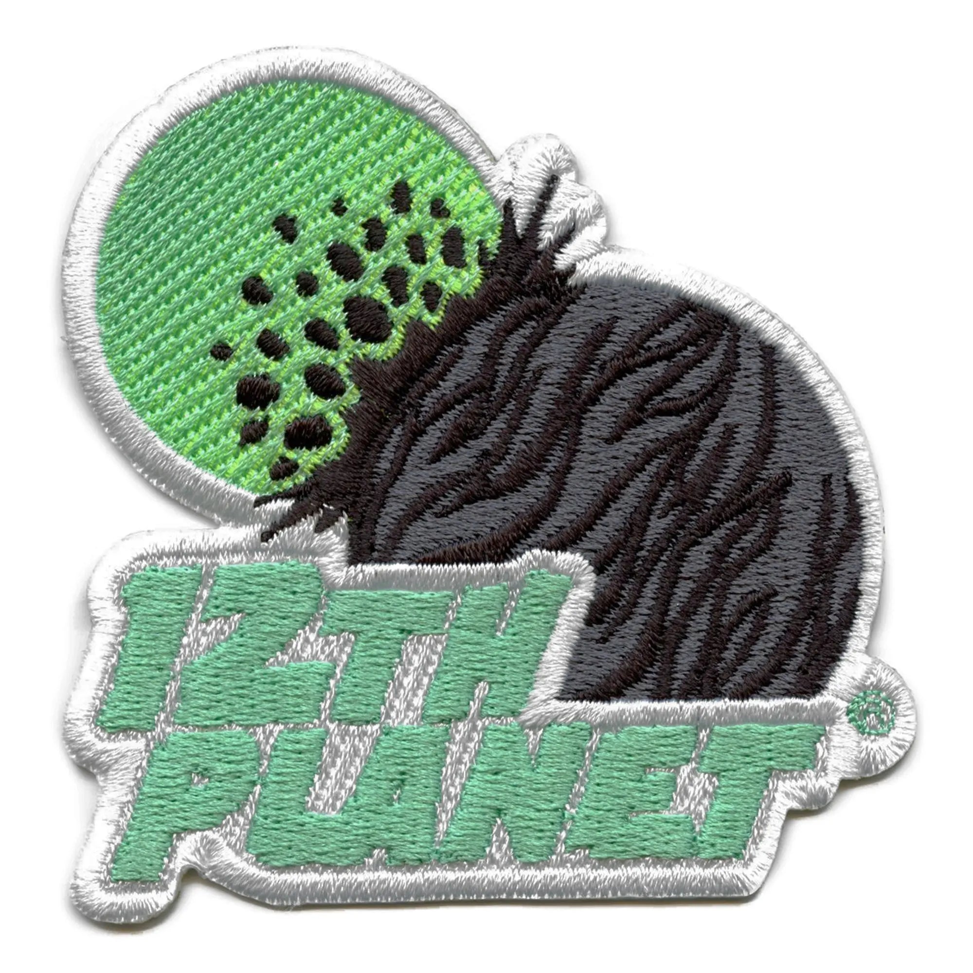 Planetary Collision Patch EDM Artist Logo Embroidered Iron On