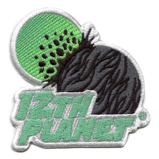 Planetary Collision Patch EDM Artist Logo Embroidered Iron On