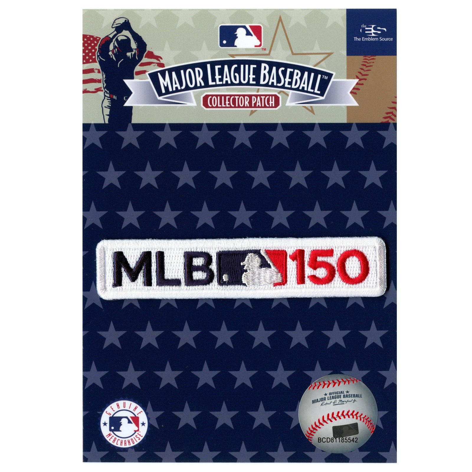 MLB Major League Baseball 150th Anniversary Patch 2019