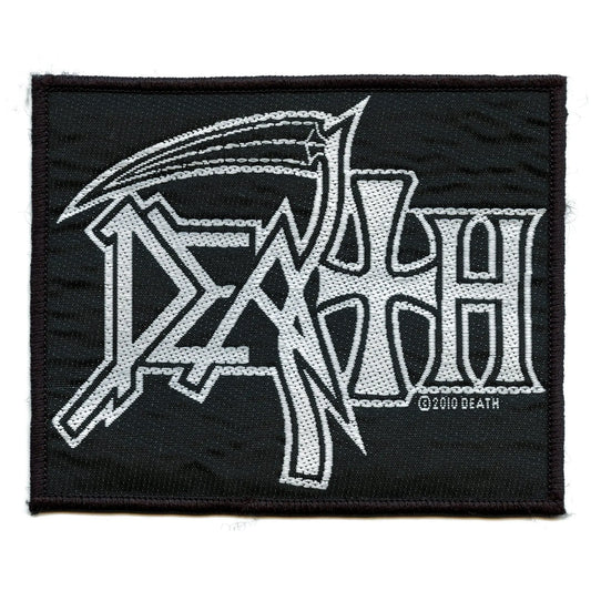 2010 Death Logo Woven Sew On Patch