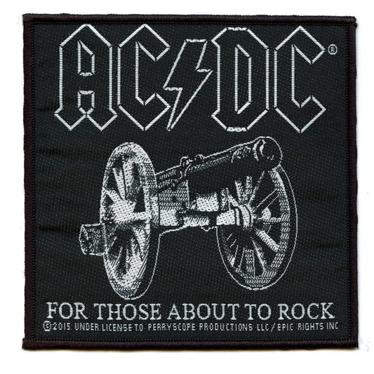 2015 ACDC For Those About To Rock Woven Sew On Patch