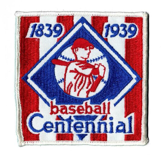 1838-1939 Baseball Centennial 100 Years Vintage Jersey Patch