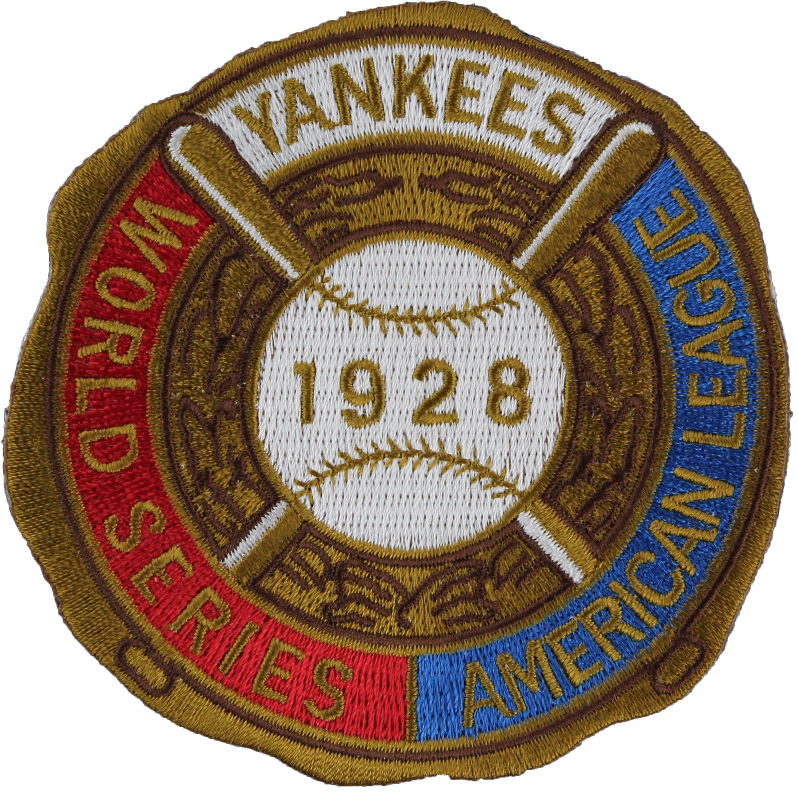 1928 New York Yankees MLB World Series Champions Jersey Logo Patch