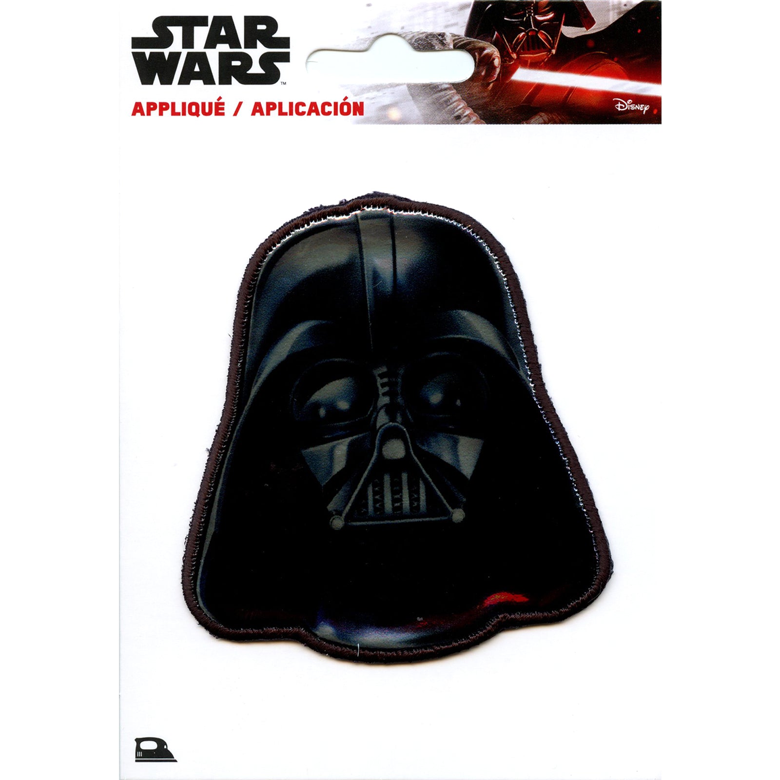 Star Wars Darth Vader Reflective Iron on Applique Patch