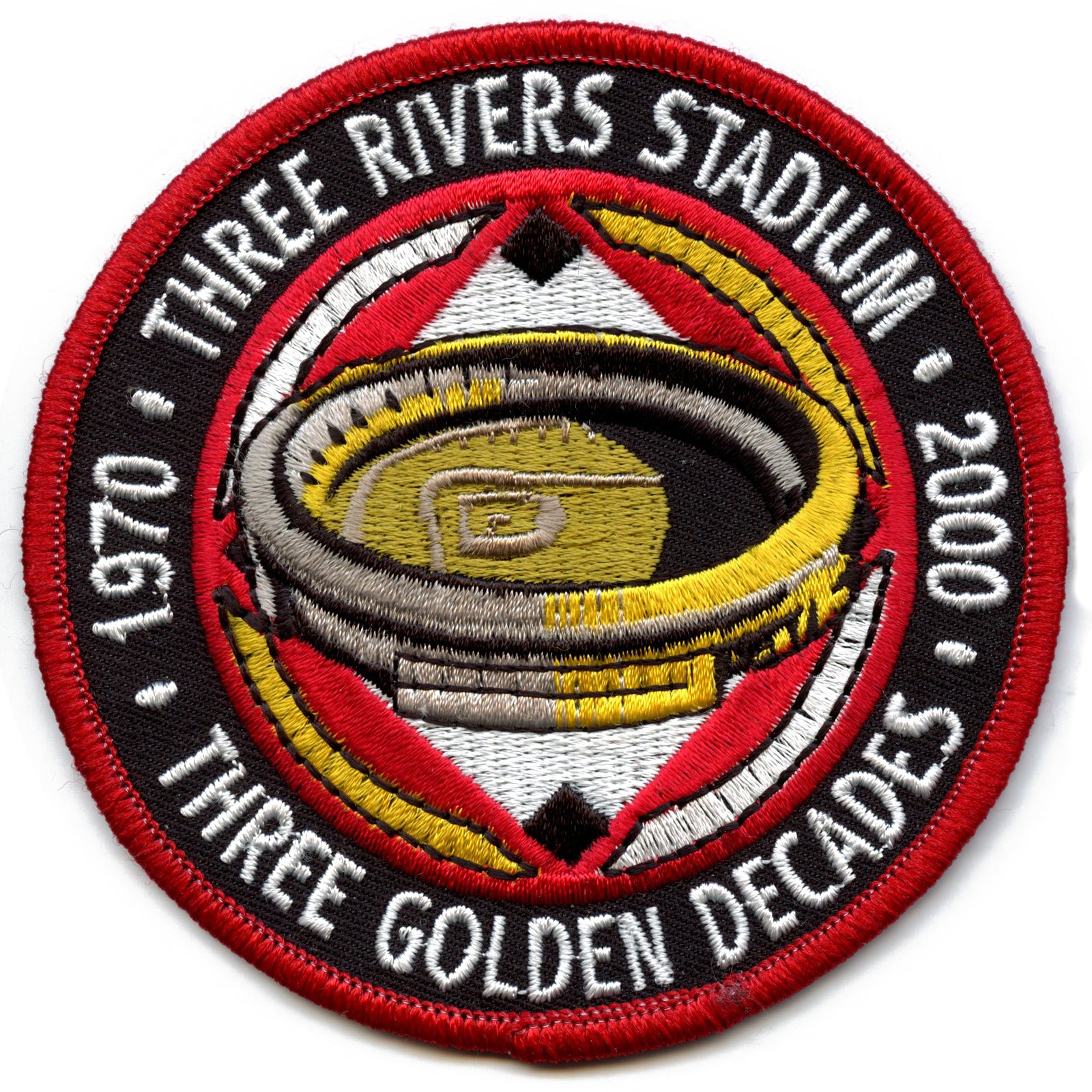 2000 Pittsburgh Pirates Three Rivers Stadium 30th Anniversary Official Patch