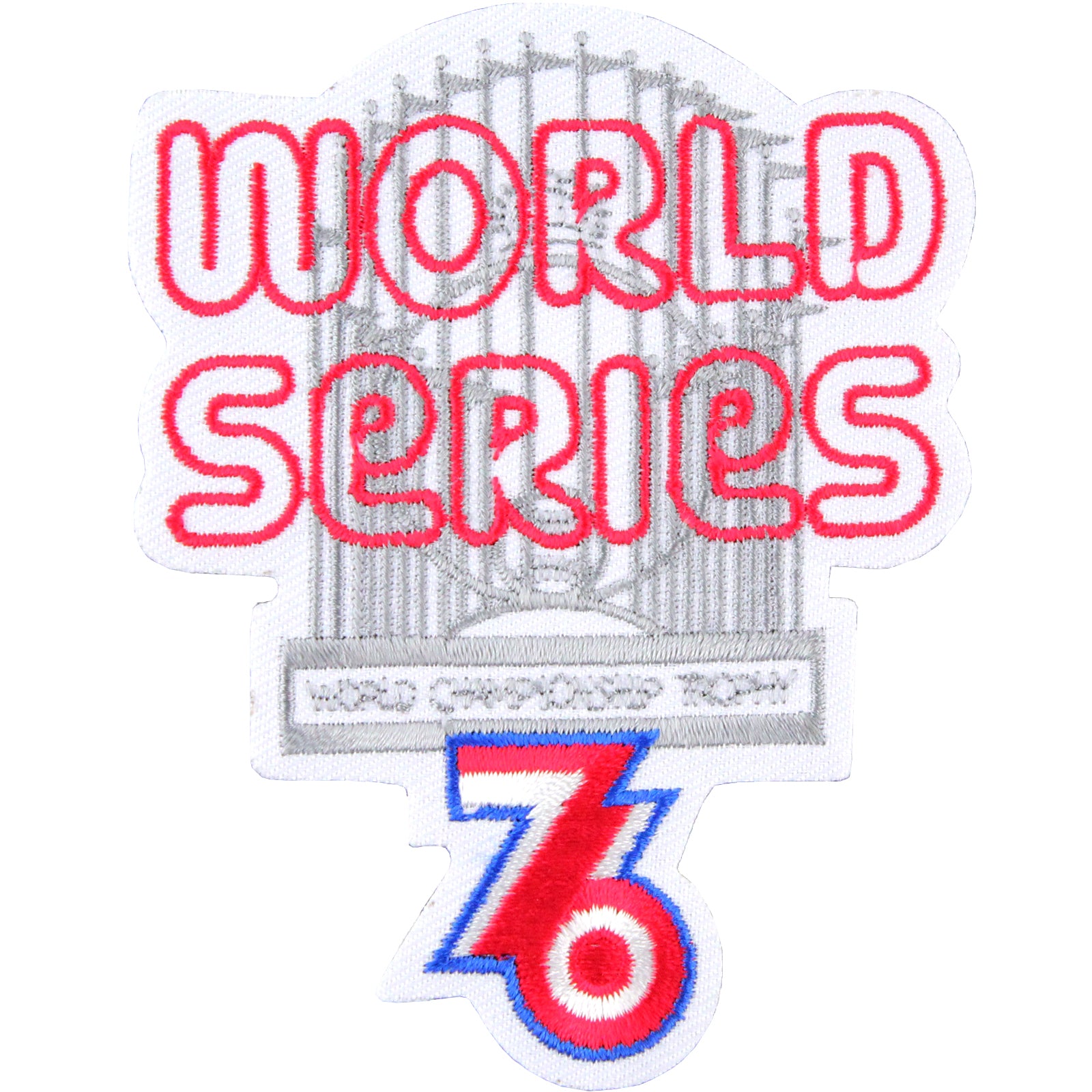 1976 MLB World Series Championship Logo Jersey Patch Cincinnati Reds vs. New York Yankees