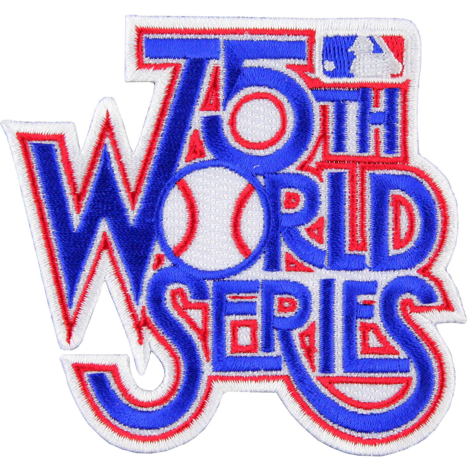 1978 '75th' MLB World Series Logo Jersey Patch Los Angeles Dodgers vs. New York Yankees