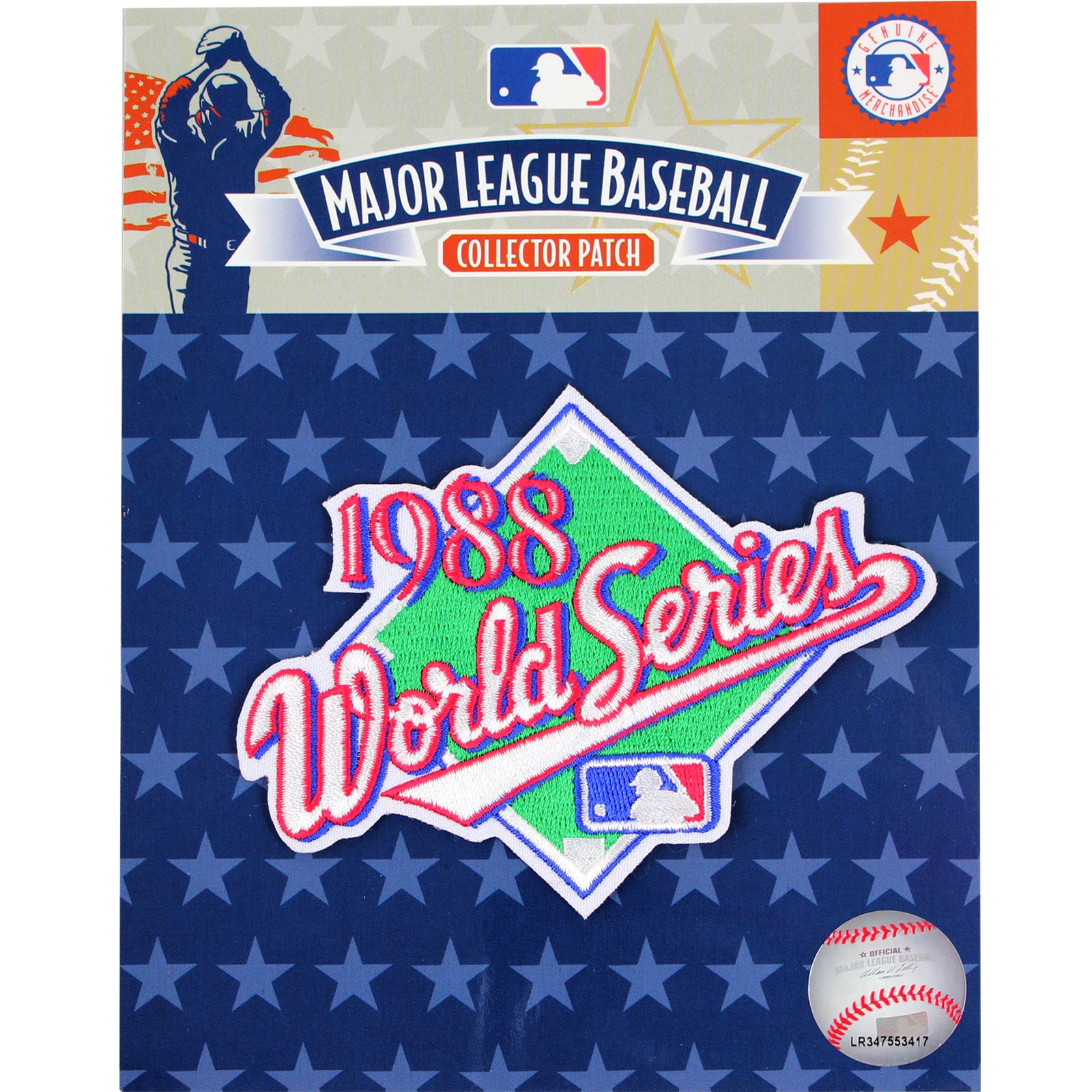 1988 MLB World Series Logo Jersey Patch Los Angeles Dodgers vs. Oakland Athletics