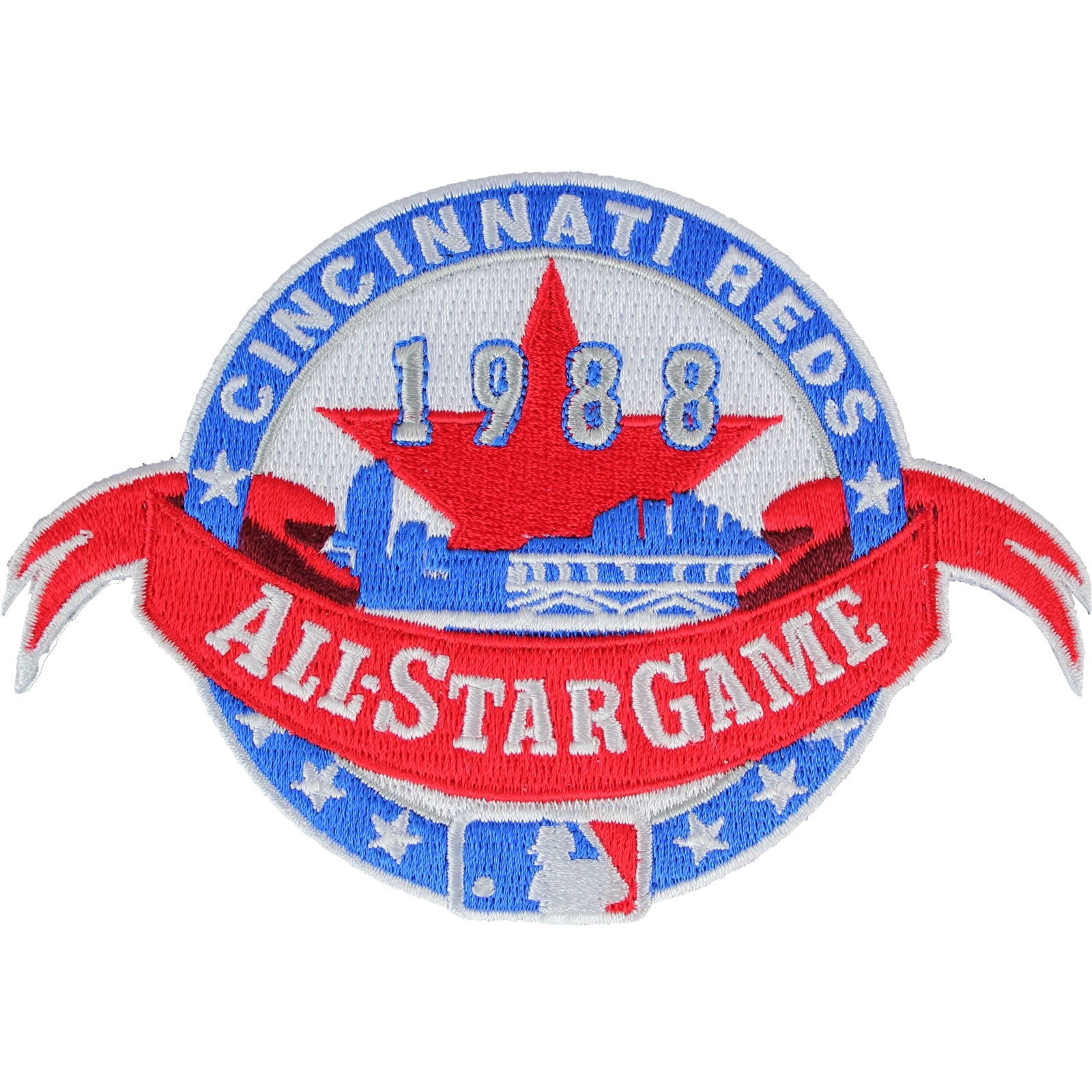1988 MLB All Star Game Cincinnati Reds Riverfront Stadium Jersey Sleeve Patch