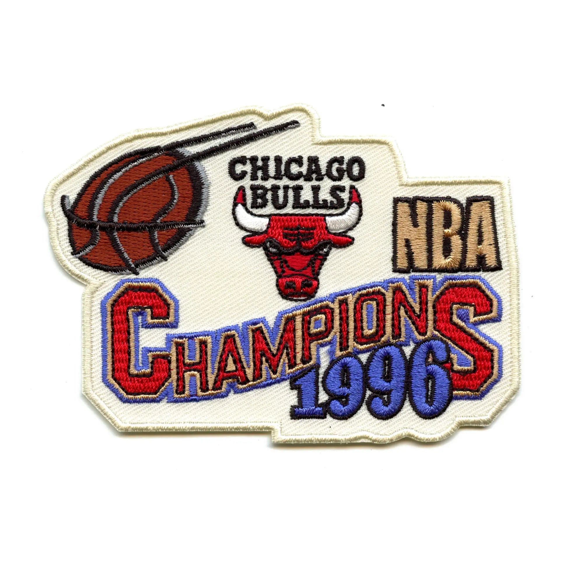 1996 Chicago Bulls NBA World Champions Embroidered Retro Patch