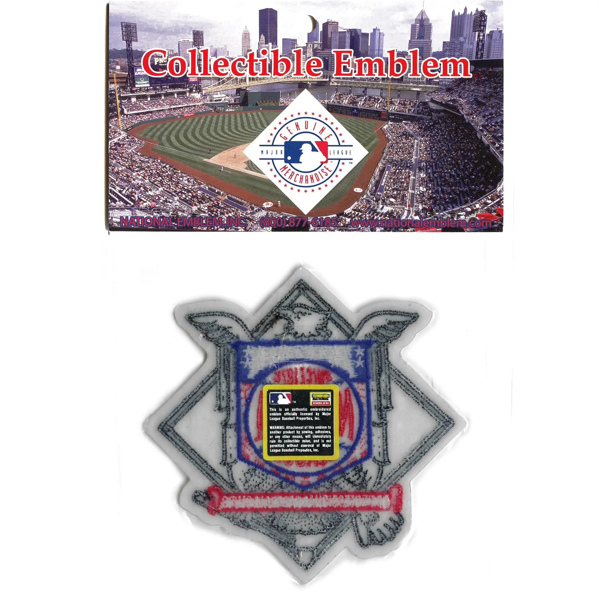 1998 National League Since 1876 Logo Jersey Patch Embroidered Major League Baseball