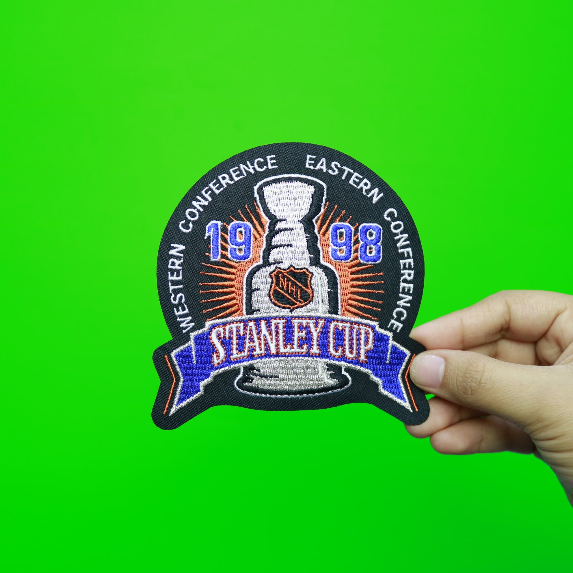 1998 NHL Stanley Cup Final Logo Jersey Patch (Detroit Red Wings vs. Washington Capitals)