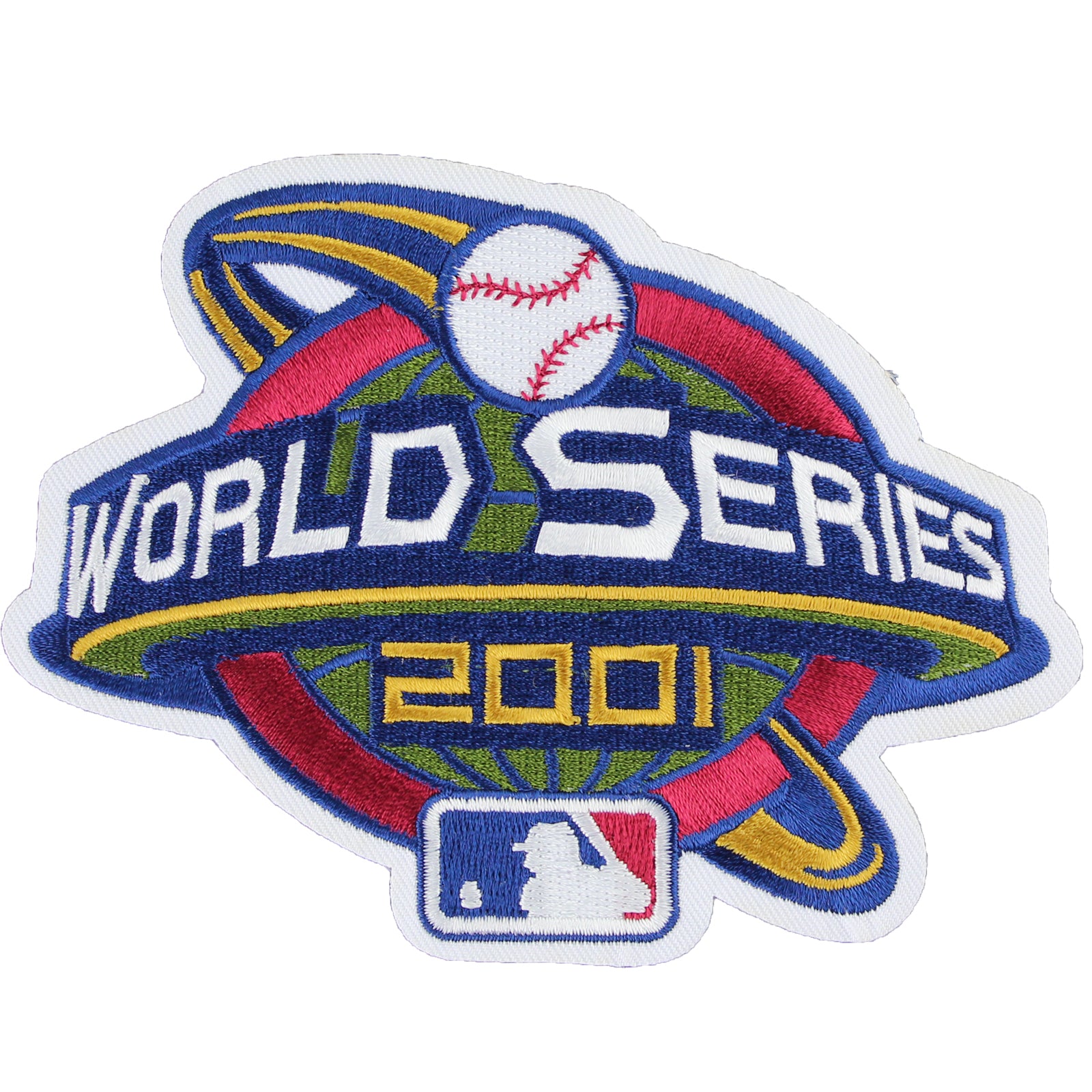 2001 MLB World Series Jersey Patch Arizona Diamondbacks New York Yankees