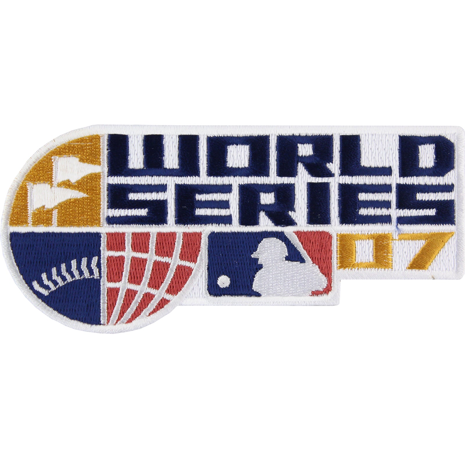2007 MLB World Series Logo Jersey Patch Colorado Rockies vs. Boston Red Sox