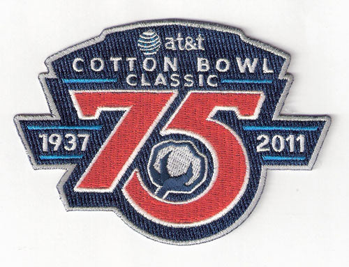 2011 AT&T Cotton Bowl Classic 75th Anniversary Game Patch (LSU vs. Texas AM)