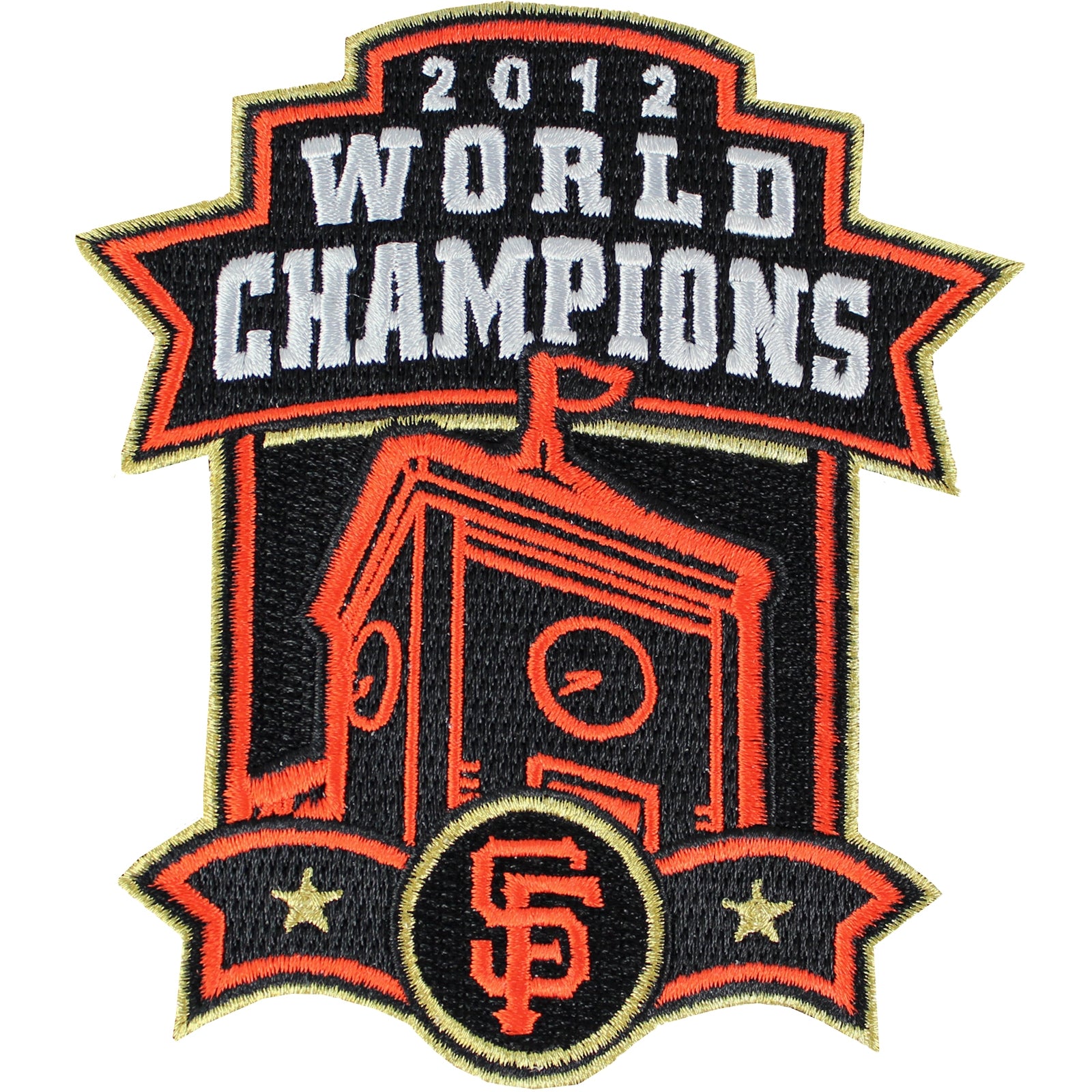 2012 San Francisco Giants MLB World Series Champions Jersey Patch (Clock Tower)