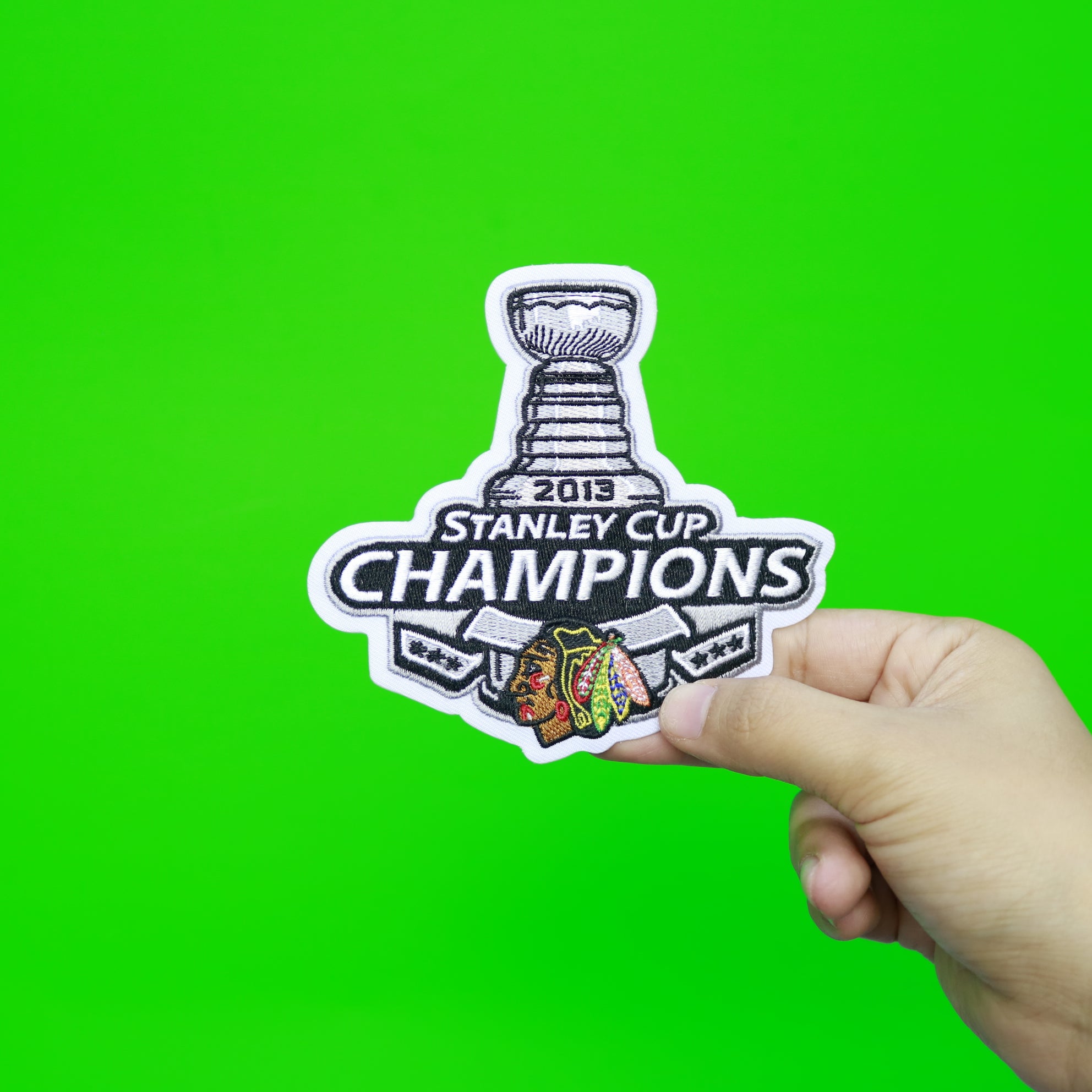 2013 NHL Stanley Cup Final Champions Chicago Blackhawks Patch