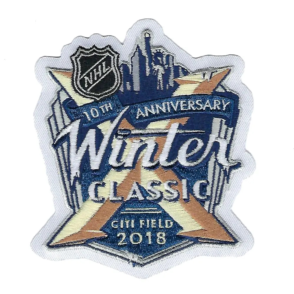 2018 NHL Winter Classic Jersey Patch New York Rangers (10th Anniversary)