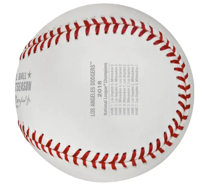 2018 Los Angeles Dodgers World Series NL Champions Baseball Rawlings