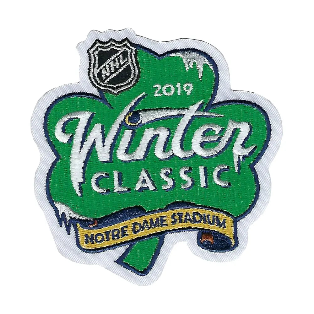 2019 NHL Winter Classic Jersey Patch Notre Dame Stadium Chicago Blackhawks vs Boston Bruins