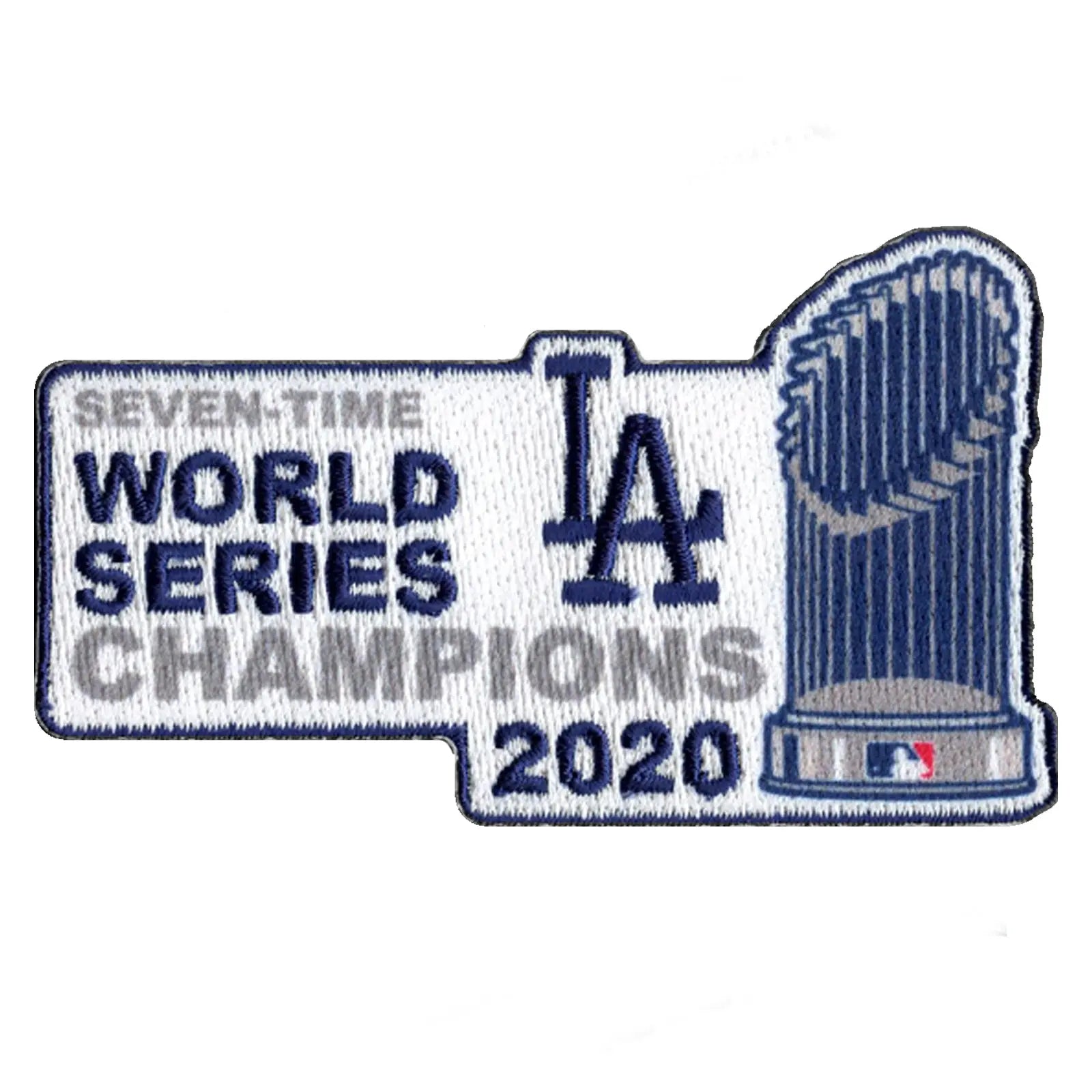 2020 MLB Seven-Time World Series Champions Los Angeles Dodgers Trophy Patch