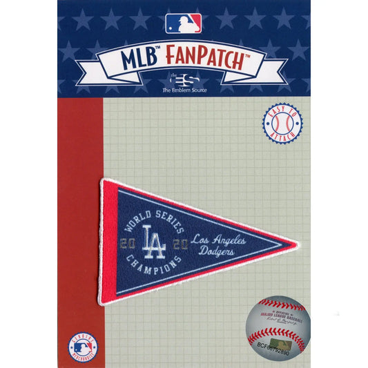 2020 MLB World Series Champions Los Angeles Dodgers Pennant Patch