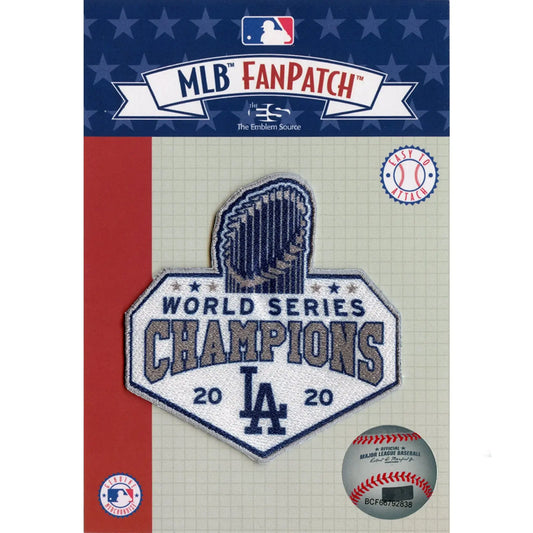 2020 MLB World Series Champions Los Angeles Dodgers Trophy Patch Diamond Series