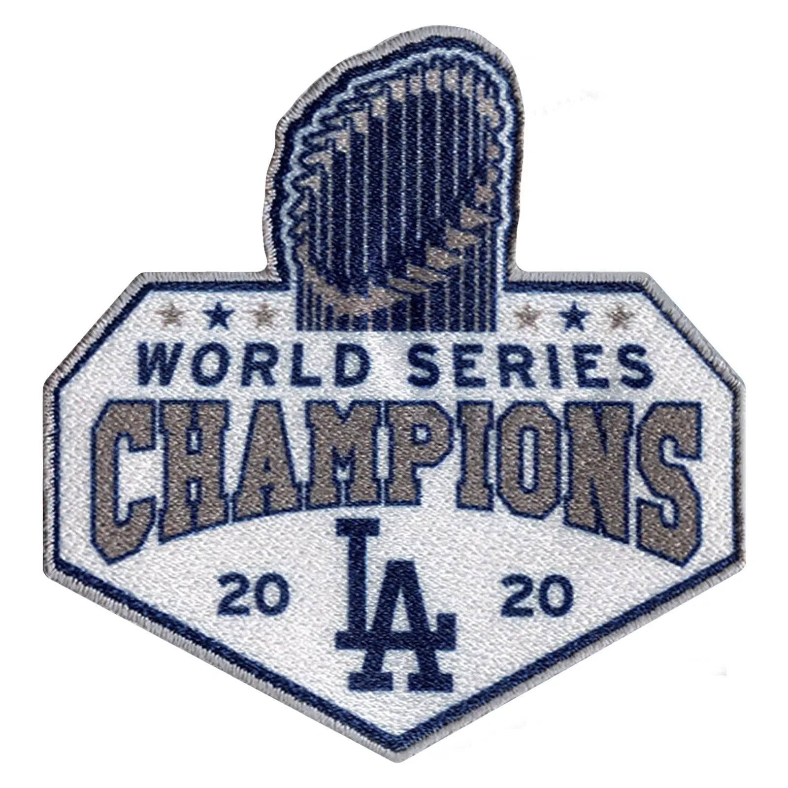 2020 MLB World Series Champions Los Angeles Dodgers Trophy Patch Diamond Series