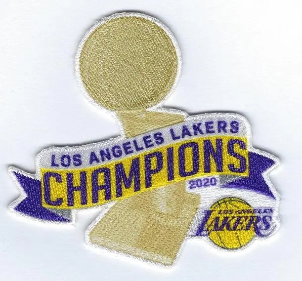 2020 NBA Finals Champions Los Angeles Lakers Trophy Patch