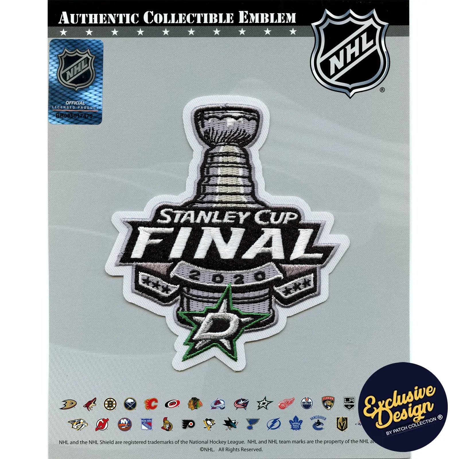2020 Official NHL Stanley Cup Final Western Conference Patch Dallas Stars
