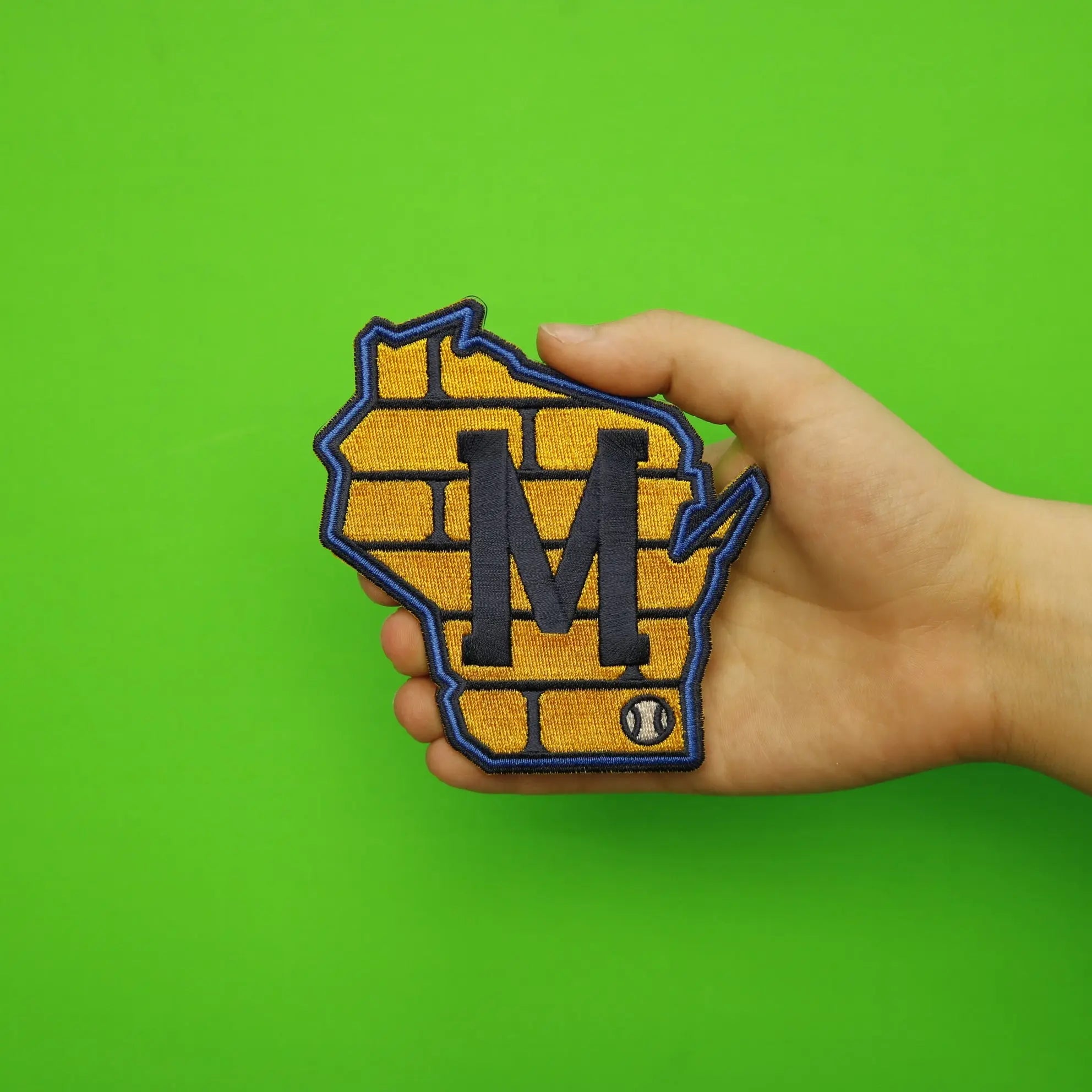 2020 Milwaukee Brewers Road Jersey Sleeve Patch