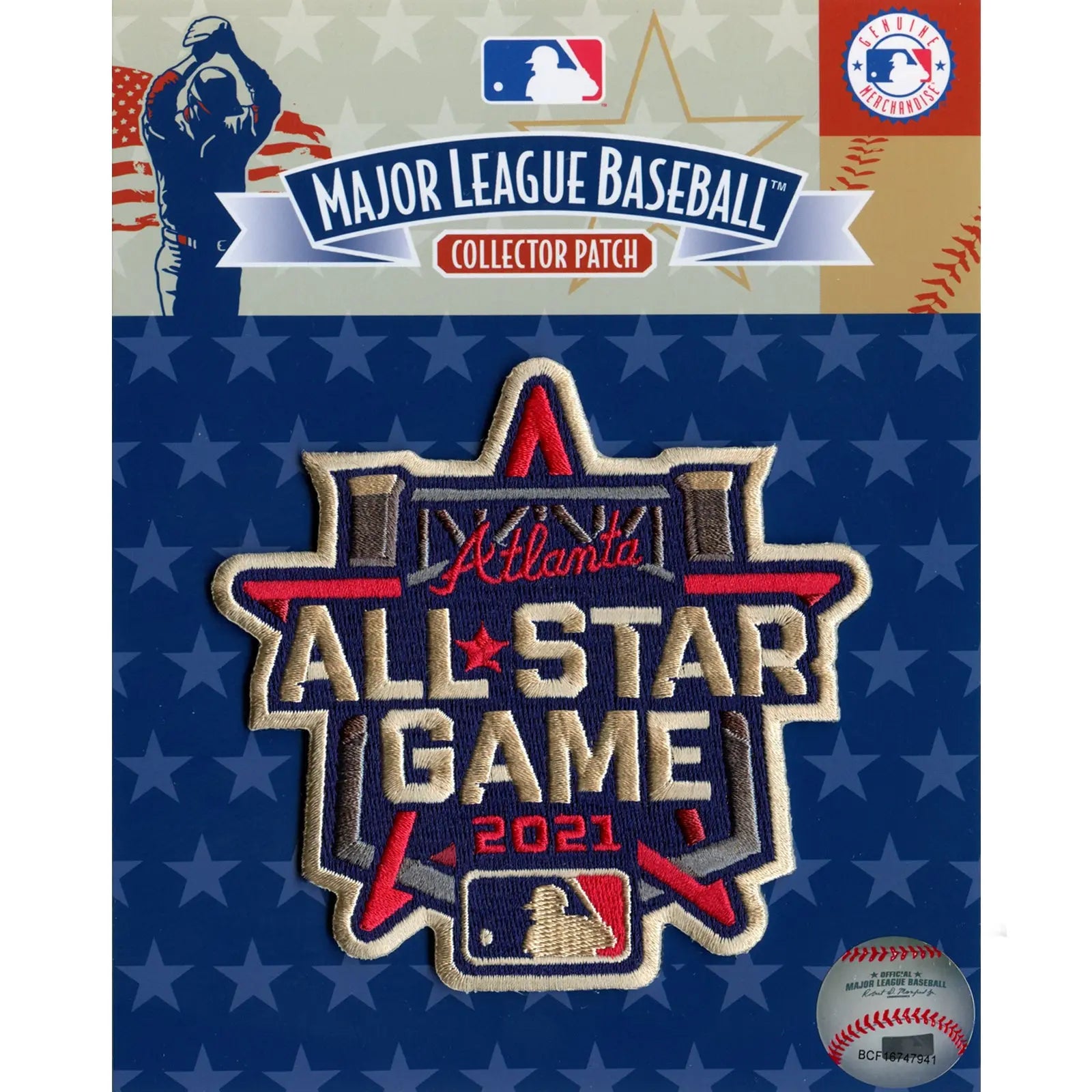 2021 Major League Baseball All Star Atlanta Braves Embroidered Jersey Patch
