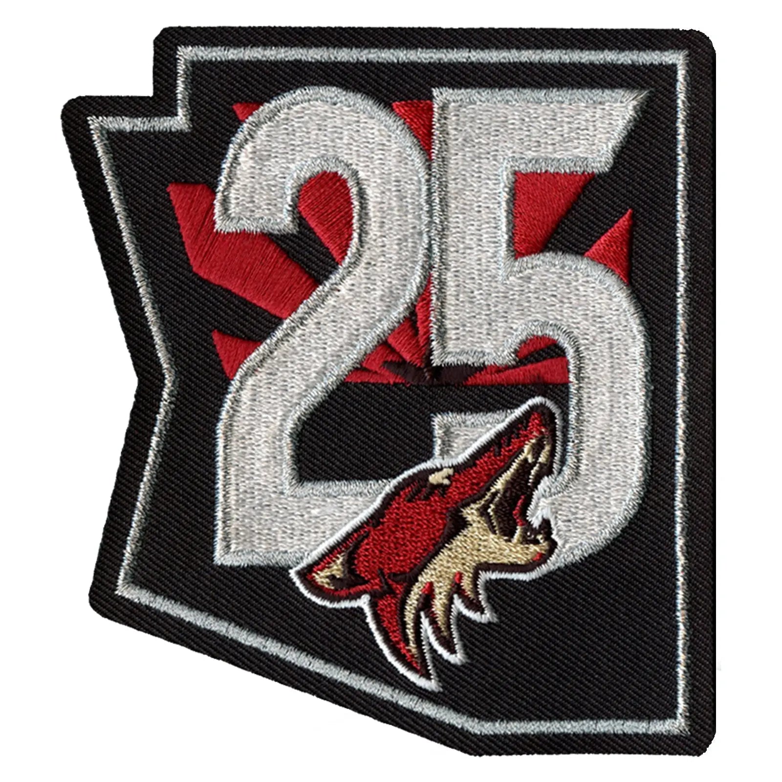 2021 Official Arizona Coyotes 25th Anniversary Jersey Patch